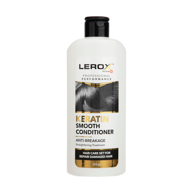 نرم کننده مو لروکس (Lerox) مدل Keratin حجم 300 میلی لیتر