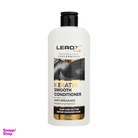 نرم کننده مو لروکس (Lerox) مدل Keratin حجم 300 میلی لیتر