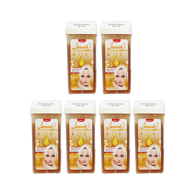 موم موبر ژامینه مدل honey وزن 150 گرم مجموعه 6 عددی