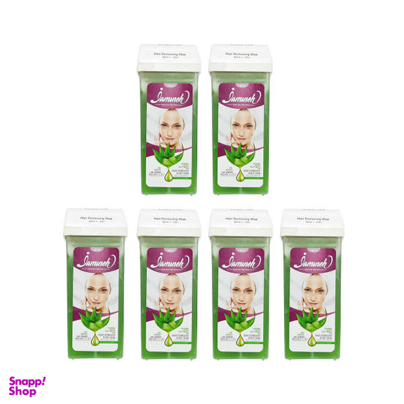 موم موبر ژامینه مدل Aloevera وزن 150 گرم مجموعه 6 عددی