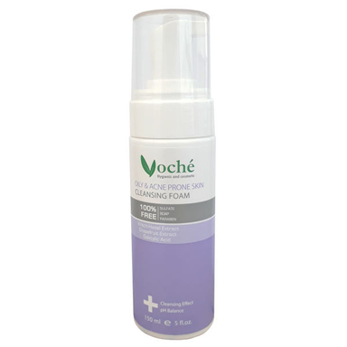 فوم شستشوی صورت وچه (Voche) مدل Oily & Acne حجم 150 میلی لیتر