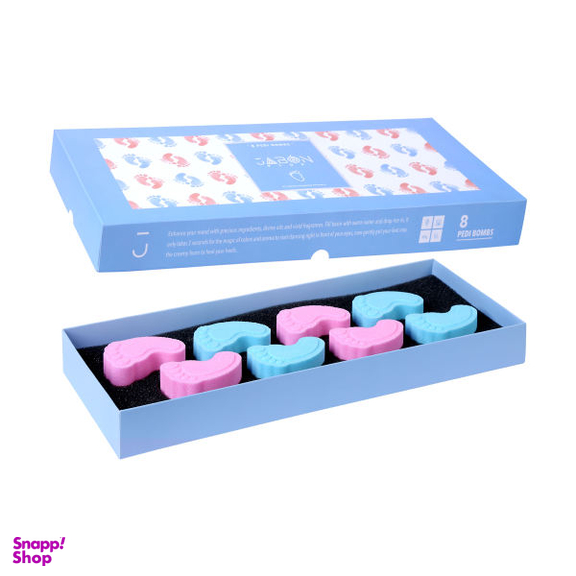 کوکتل پدیکور ژبن پلاس (Jabon Plus) مدل Baby Feet وزن 480 گرم بسته 8 عددی
