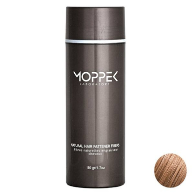 پودر پر پشت کننده مو موپک (Moppek) مدل Light Brown مقدار 50گرم