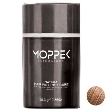 پودر پر پشت کننده موی موپک (Moppek) مدل Light Brown مقدار 10.3 گرم