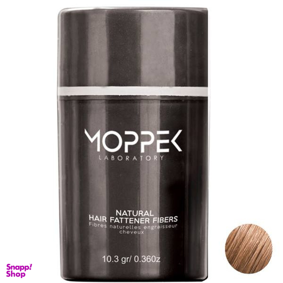 پودر پر پشت کننده موی موپک (Moppek) مدل Light Brown مقدار 10.3 گرم