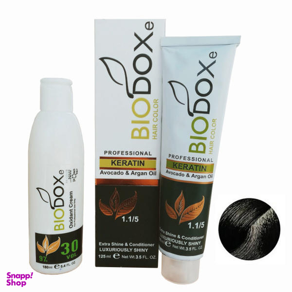 کیت رنگ مو بیوداکس (Bio Dox) شماره C3 حجم 125 میلی‌لیتر قهوه ای دودی متوسط