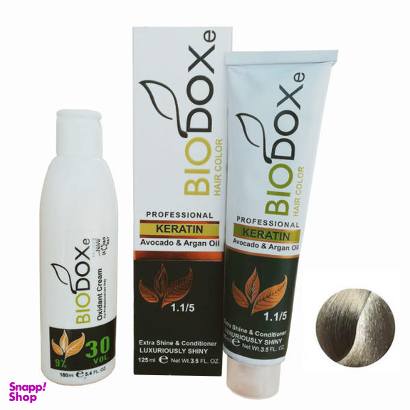 کیت رنگ مو بیوداکس (Bio Dox) شماره C7 حجم 125 میلی‌لیتر بلوند دودی روشن