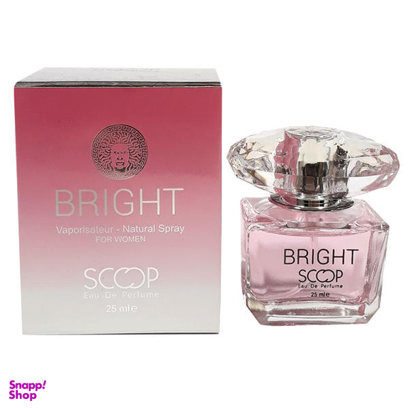 عطر جیبی زنانه اسکوپ مدل Bright Crystal حجم 25 میلی لیتر