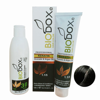 کیت رنگ مو بیوداکس (Bio Dox) شماره N3 حجم 125 میلی‌لیتر رنگ قهوه ای متوسط