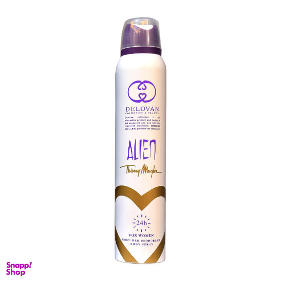 اسپری خوشبو کننده بدن مردانه دلوان مدل alien حجم 200 میلی لیتر