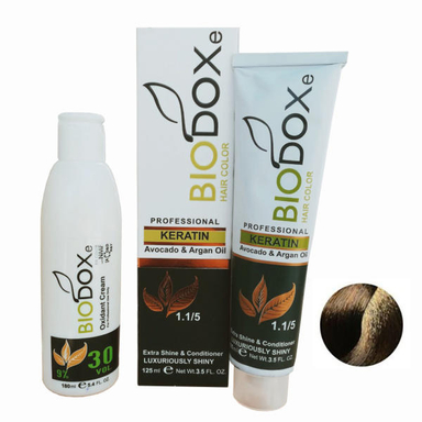 کیت رنگ مو بیوداکس (Bio Dox) شماره G5 حجم 125 میلی‌لیتر رنگ بلوند طلایی روشن