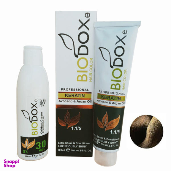 کیت رنگ مو بیوداکس (Bio Dox) شماره G5 حجم 125 میلی‌لیتر رنگ بلوند طلایی روشن