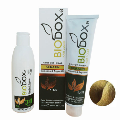 کیت رنگ مو بیوداکس (Bio Dox) شماره G7 حجم 125 میلی‌لیتر رنگ بلوند طلایی روشن