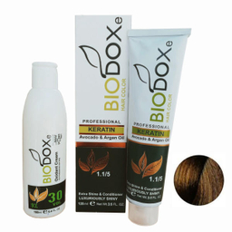 کیت رنگ مو بیوداکس (Bio Dox) شماره T7 حجم 125 میلی‌لیتر رنگ تنباکویی روشن