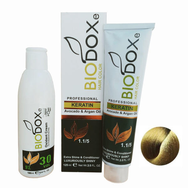 کیت رنگ مو بیوداکس (Bio Dox) شماره N7 حجم 125 میلی‌لیتر رنگ بلوند روشن