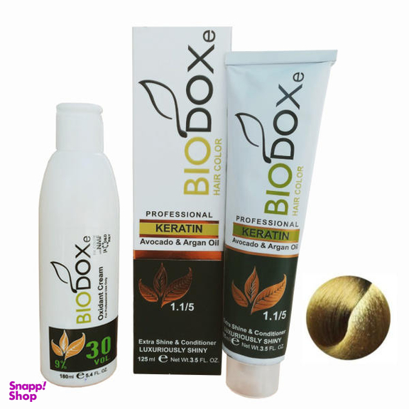 کیت رنگ مو بیوداکس (Bio Dox) شماره N7 حجم 125 میلی‌لیتر رنگ بلوند روشن