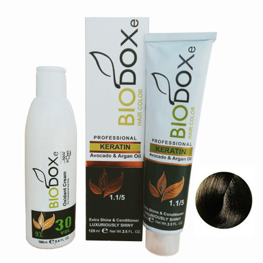 کیت رنگ مو بیوداکس (Bio Dox) شماره N5 حجم 125 میلی‌لیتر رنگ بلوند تیره