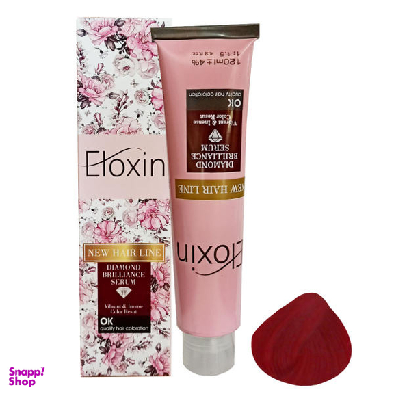رنگ مو الوکسین (Eloxin) سری قرمز شماره 8.6 حجم 120 میلی‌لیتر رنگ قرمز جادویی