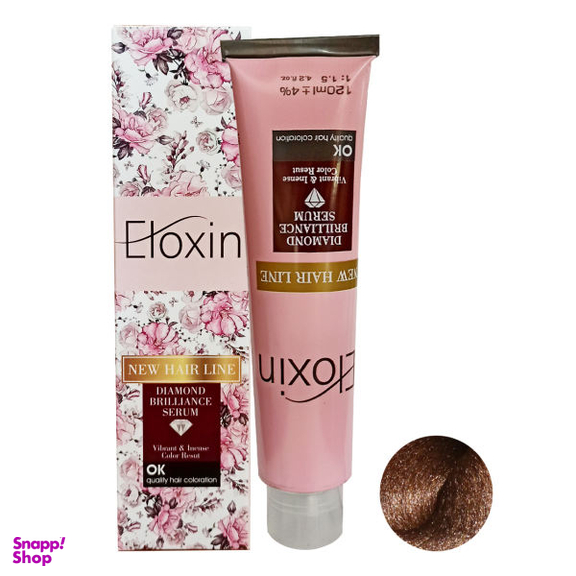 رنگ مو الوکسین (Eloxin) سری طلایی شماره 6.3 حجم 120 میلیلیتر رنگ بلوند طلایی تیره