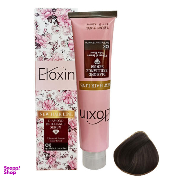 رنگ مو الوکسین (Eloxin) سری دودی شماره 7.17 حجم 120 میلیلیتر رنگ بلوند ماسه ای متوسط