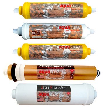 فیلتر تصفیه کننده آب آکوآ کلیر (Aquaclear) مدل REFILL AC5 مجموعه 5 عددی