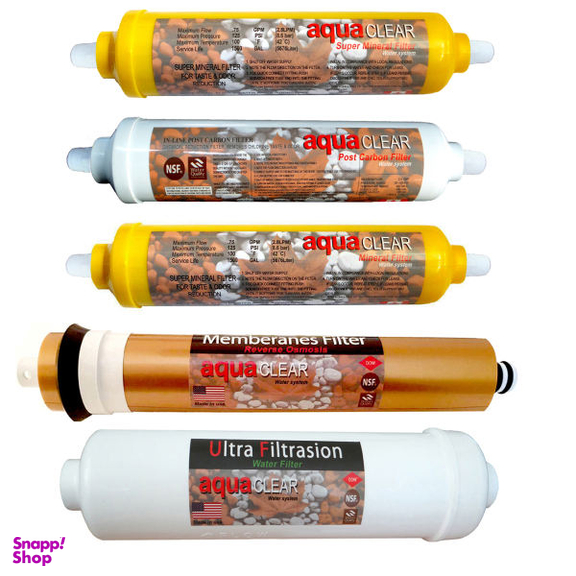 فیلتر تصفیه کننده آب آکوآ کلیر (Aquaclear) مدل REFILL AC5 مجموعه 5 عددی