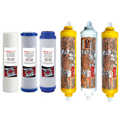 فیلتر تصفیه کننده آب آکوآ کلیر (Aquaclear) مدل REFILL AC6 مجموعه 6 عددی