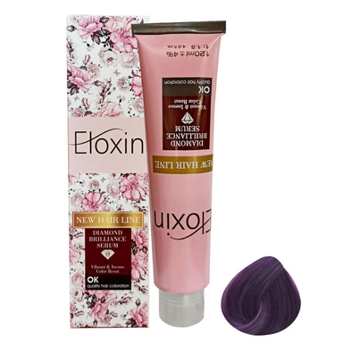 رنگ مو الوکسین (Eloxin) سری بنفش شماره AV7 حجم 120 میلیلیتر رنگ بنفش آمیتیس