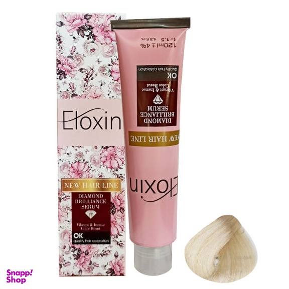 رنگ مو الوکسین (Eloxin) سری طبیعی شماره 10.0 حجم 120 میلیلیتر رنگ بلوند پلاتینه