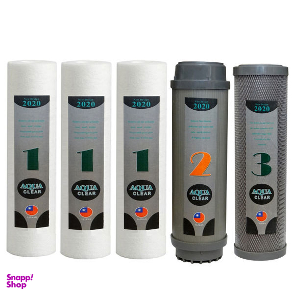 فیلتر تصفیه کننده آب آکوآ کلیر (Aquaclear) مدل SUPERB FILTER 5A مجموعه 5 عددی