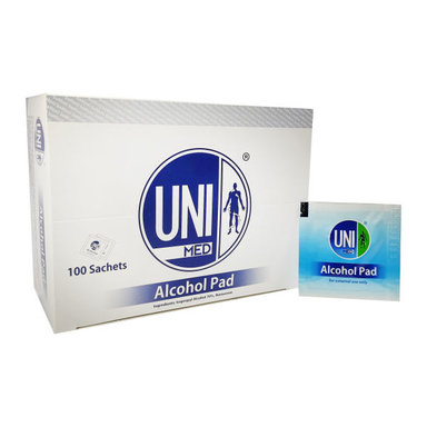 پد الکلی یونی مد (Uni Med) مدل 898 بسته 100 عددی
