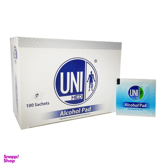 پد الکلی یونی مد (Uni Med) مدل 898 بسته 100 عددی