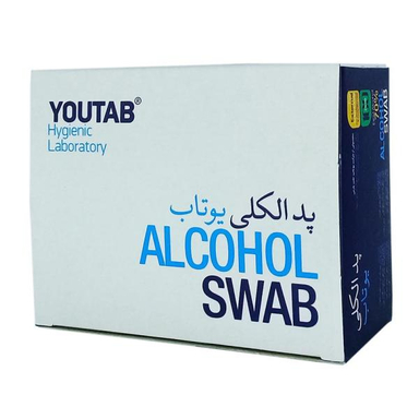 پد الکلی یوتاب (Youtab) مدل Hrz بسته 100 عددی
