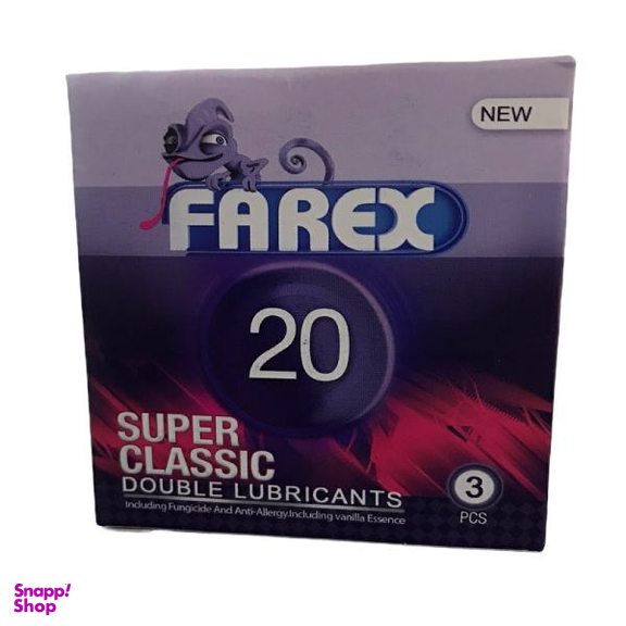 کاندوم فارکس مدل Super Classic 20 بسته 3 عددی