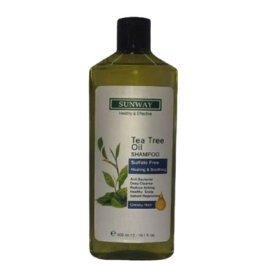 شامپو مو سان وی (Sunway) مدل Tee Tree Oil حجم 300 میلی لیتر