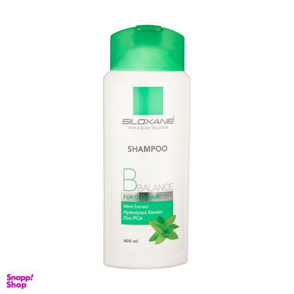 شامپو مو سیلوکسان (Siloxane) مدل Mint حجم 400 میلی لیتر