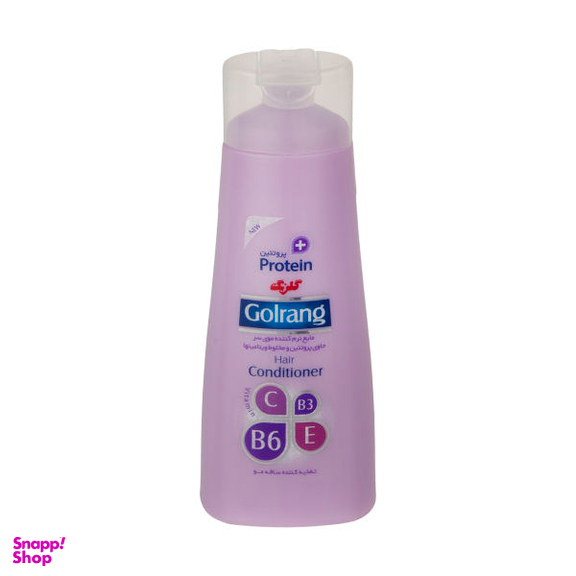 نرم کننده مو بنفش گلرنگ (Golrang) سری Plus Protein حجم 300 میلی لیتر