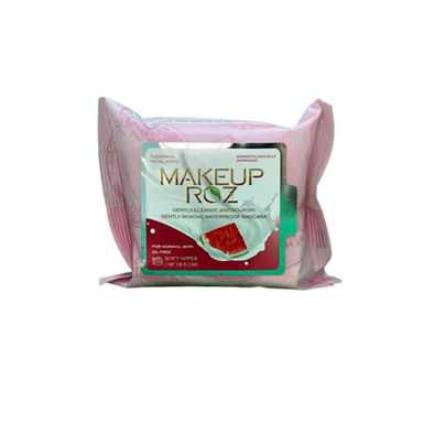 دستمال مرطوب پاک کننده آرایش میکاپ رز (Makeup Rose) مدل A1 بسته 25 عددی