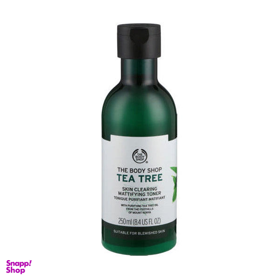 تونر پاک کننده صورت بادی شاپ (Body Shop) مدل Tea Tree حجم 250 میلی لیتر