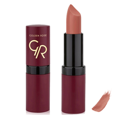رژ لب گلدن رز (Golden Rose) مدل ولوت مات شماره 27
