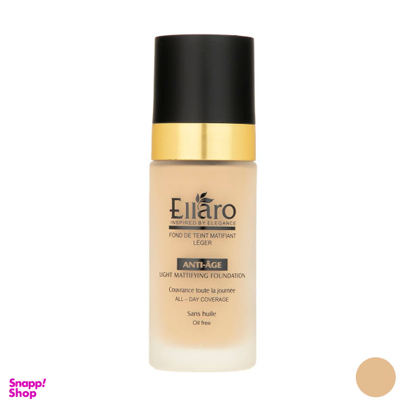 کرم پودر الارو (Ellaro) سری Anti Age مدل Light Beige شماره 02 حجم 30 میلی لیتر