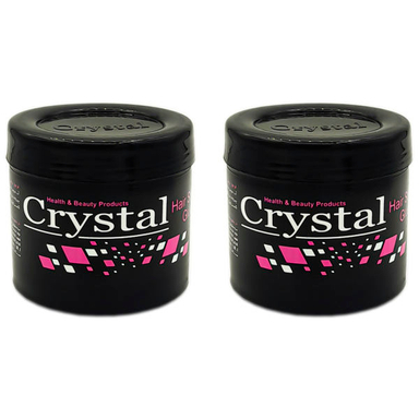 کرم ژل مو کریستال (Crystal) مدل Beauty حجم 200 میلی‌ لیتر مجموعه 2 عددی