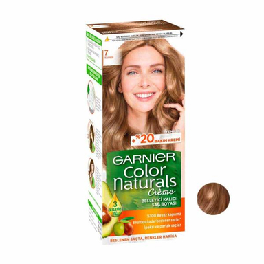 کیت رنگ مو گارنیه (Garnier) شماره 7 حجم 40 میلی لیتر رنگ کاراملی