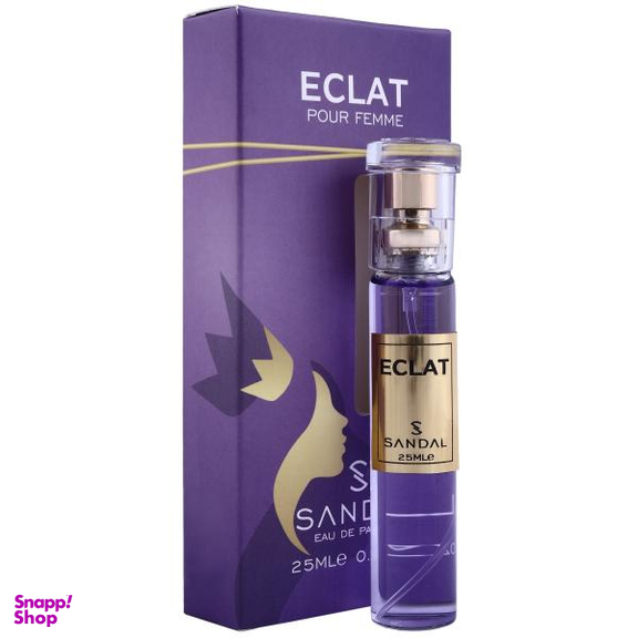 عطر جیبی زنانه صندل (Sandal) مدل اکلت حجم 25 میلی لیتر