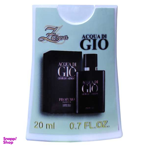 عطر جیبی مردانه زوا مدل ACQUA DI GIO حجم 20 میلی لیتر