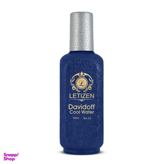 ادو پرفیوم مردانه لتیزن (Letizen) مدل Davidoff Cool Water حجم 100 میلی‌لیتر