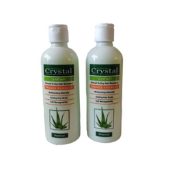 شامپو مو کریستال (Crystal) مدل آلویه‌ورا حجم 400میلی لیتر بسته 2 عددی