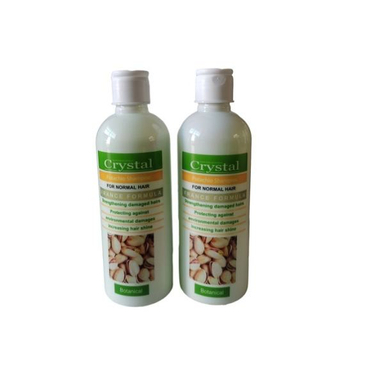 شامپو مو کریستال (Crystal) مدل پسته حجم 400 میلی لیتر بسته 2 عددی
