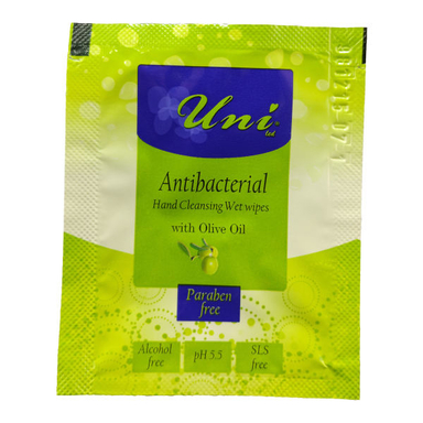 دستمال مرطوب یونی لد (Uni Led) مدل آنتی باکتریال بسته 50 عددی