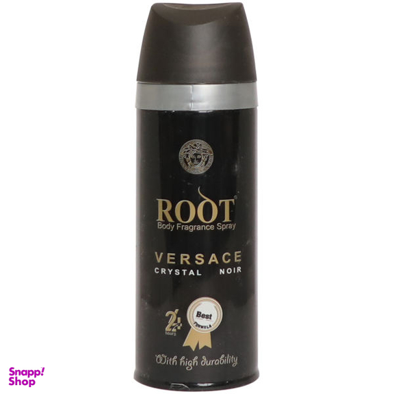 اسپری خوشبو کننده بدن زنانه روت (Root) مدل Versace Crystal Noir حجم 200 میلی لیتر